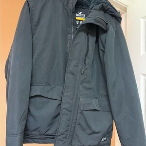 Hollister Men's Dark Gray Performance Jacket